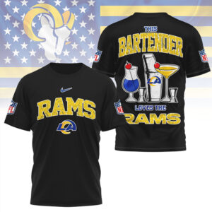 Los Angeles Rams Bartender Shirt Super Bowl Style Football Fan T Shirt