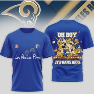 Los Angeles Rams Mickey Mouse Disney Oh Boy It’s Game Day Football Shirt
