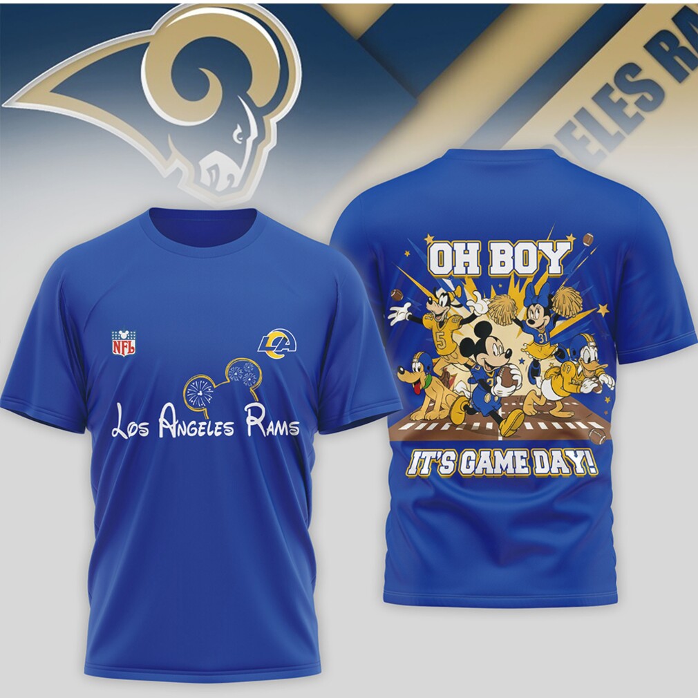 Los Angeles Rams Mickey Mouse Disney Oh Boy It’s Game Day Football Shirt Los Angeles Rams Mickey Mouse Disney Oh Boy It’s Game Day Football Shirt