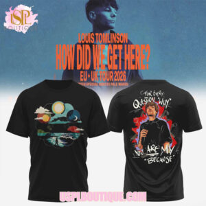 Louis Tomlinson How Did We Get Here 2026 World Tour Graphic Music Hoodie Louis Tomlinson How Did We Get Here 2026 World Tour Graphic Music Hoodie