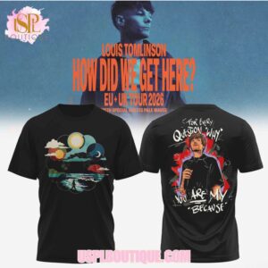 Louis Tomlinson How Did We Get Here 2026 World Tour Graphic Music Hoodie