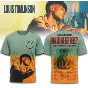 Louis Tomlinson How Did We Get Here North America Tour 2026 Graphic Hoodie Louis Tomlinson How Did We Get Here North America Tour 2026 Graphic Hoodie
