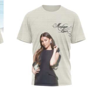 Madison Beer The Locket Tour 2026 Official Merchandise Vintage Style Graphic Tee