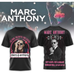 Marc Anthony My Way World Tour Latin Music tshirt Marc Anthony My Way World Tour Latin Music tshirt