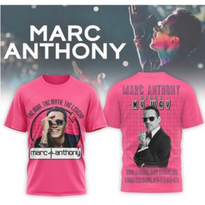 Marc Anthony My Way World Tour Latin Music tshirt