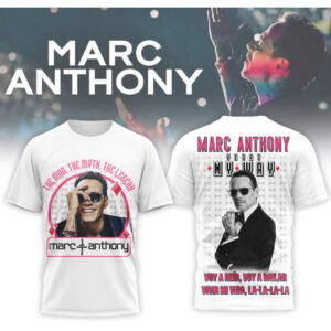 Marc Anthony My Way World Tour Latin Music tshirt