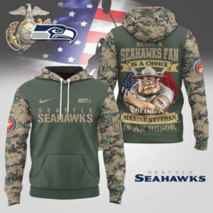 Marine Veteran Seattle Seahawks Honor Camouflage Military Appreciation Game Day Fan Gear Hoodie Marine Veteran Seattle Seahawks Honor Camouflage Military Appreciation Game Day Fan Gear Hoodie