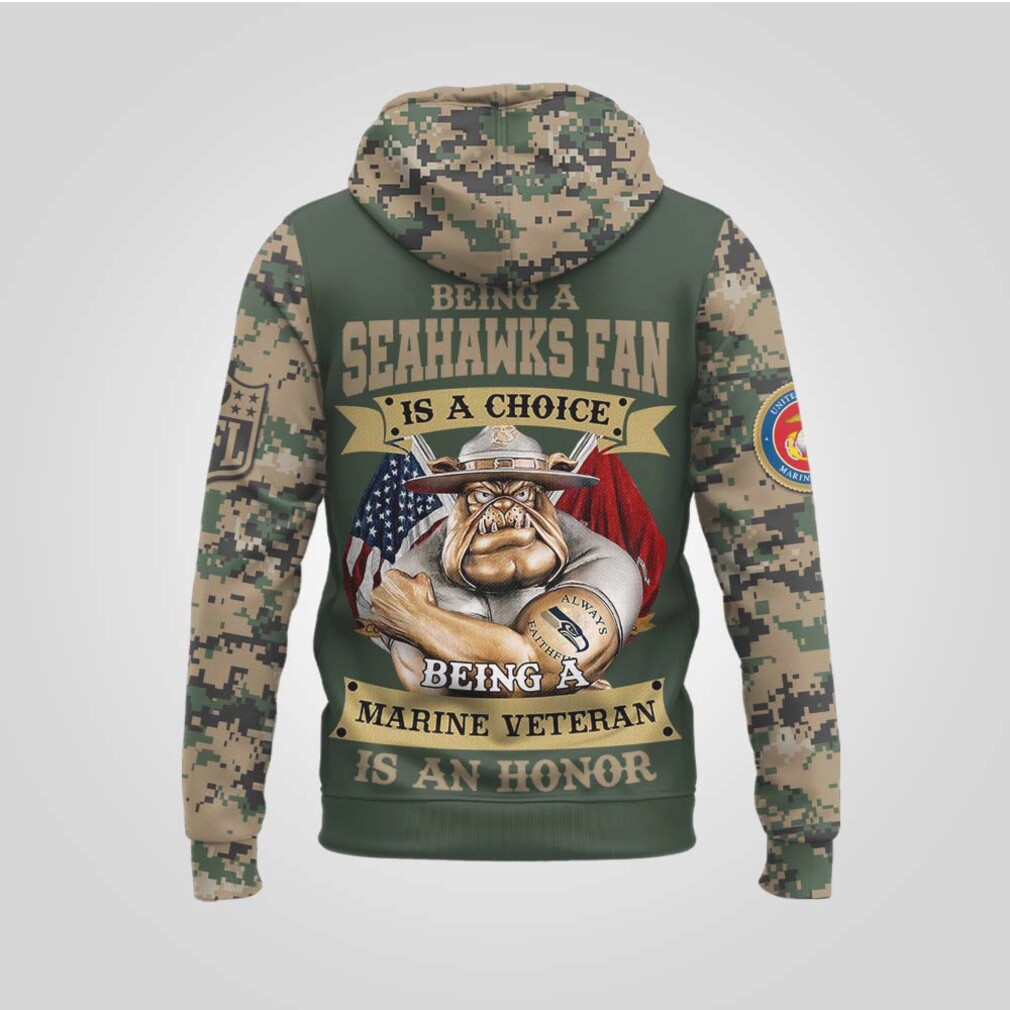 Marine Veteran Seattle Seahawks Honor Camouflage Military Appreciation Game Day Fan Gear Hoodie Marine Veteran Seattle Seahawks Honor Camouflage Military Appreciation Game Day Fan Gear Hoodie