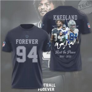 Marshawn Kneeland 94 Dallas Cowboys Rest In Peace Memorial Navy Graphic T Shirt Marshawn Kneeland 94 Dallas Cowboys Rest In Peace Memorial Navy Graphic T Shirt