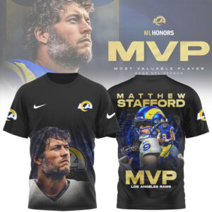 Matthew Stafford Los Angeles Rams MVP NFL Honors Black Apparel Gift Hoodie