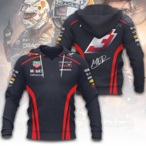 Max Verstappen Red Bull Racing F1 Honda Signature Navy Graphic Racing T Shirt