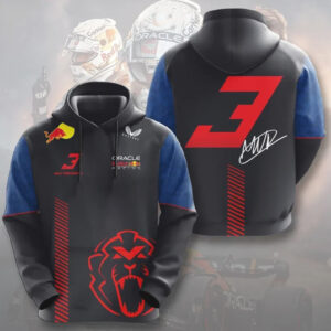 Max Verstappen Red Bull Racing F1 World Champion Signature Lion Graphic T Shirt