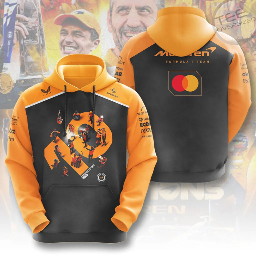 McLaren Formula 1 Team Constructors Wins Graphic Apparel Papaya Orange Racing T Shirt McLaren Formula 1 Team Constructors Wins Graphic Apparel Papaya Orange Racing T Shirt
