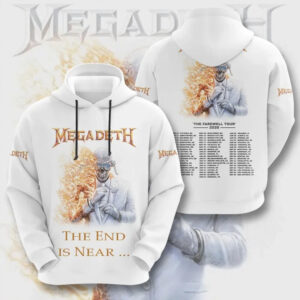 Megadeth The End Is Near Farewell World Tour 2026 Metal Band Graphic T Shirt