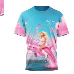 Megan Moroney Cloud 9 Album Tracklist Pink Dolphin Graphic T Shirt