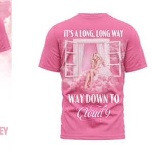 Megan Moroney Way Down to Cloud 9 Pink Concert T Shirt