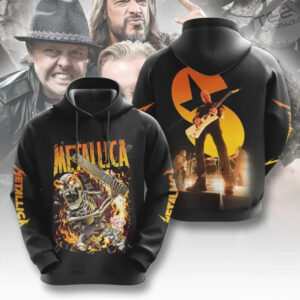 Metallica M72 World Tour Burning Skull Heavy Metal Rock Concert T Shirt