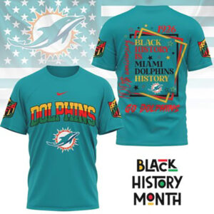 Miami Dolphins Black History Month Anniversary NFL Game Day T Shirt