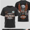 Miami Dolphins Slayer Heavy Metal Band Crossover Football Fan Nike tshirt Miami Dolphins Slayer Heavy Metal Band Crossover Football Fan Nike tshirt