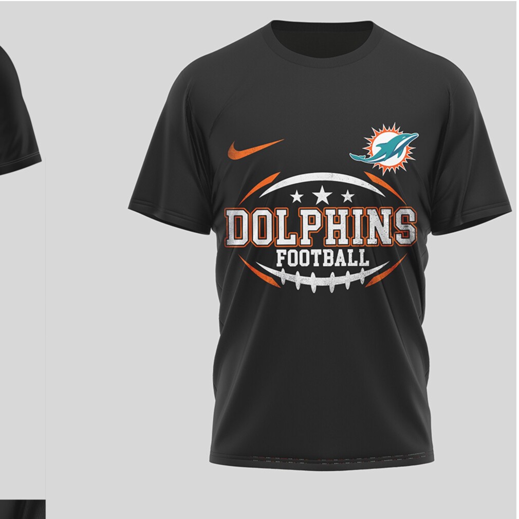 Miami Dolphins Football Shirt Vintage Harley Davidson Style Skull Graphic Game Day T Shirt Miami Dolphins Football Shirt Vintage Harley Davidson Style Skull Graphic Game Day T Shirt