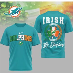 Miami Dolphins Irish Celtic Knot St. Patrick’s Day Lucky Game Day Team T Shirt Miami Dolphins Irish Celtic Knot St. Patrick’s Day Lucky Game Day Team T Shirt