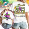 Minnesota Vikings Mardi Gras Queen Festive Football Fan Celebration Graphic T Shirt Minnesota Vikings Mardi Gras Queen Festive Football Fan Celebration Graphic T Shirt