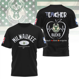 Milwaukee Bucks Teacher Appreciation Graphic Tee Professional Educator Basketball Fan Shirt Milwaukee Bucks Teacher Appreciation Graphic Tee Professional Educator Basketball Fan Shirt