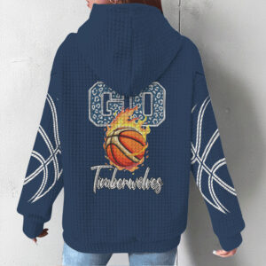 Minnesota Timberwolves Navy Waffle Knit Hoodie Vintage NBA Team Graphic Fan Pullover Hoodie Minnesota Timberwolves Navy Waffle Knit Hoodie Vintage NBA Team Graphic Fan Pullover Hoodie