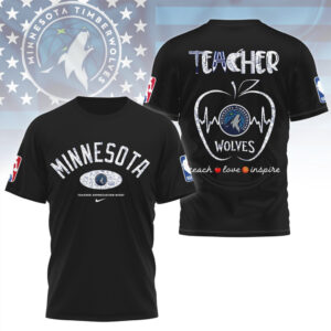 Minnesota Timberwolves Teacher Appreciation Night Shirt Timberwolves Basketball Teacher Heartbeat Graphic Shirt Minnesota Timberwolves Teacher Appreciation Night Shirt Timberwolves Basketball Teacher Heartbeat Graphic Shirt
