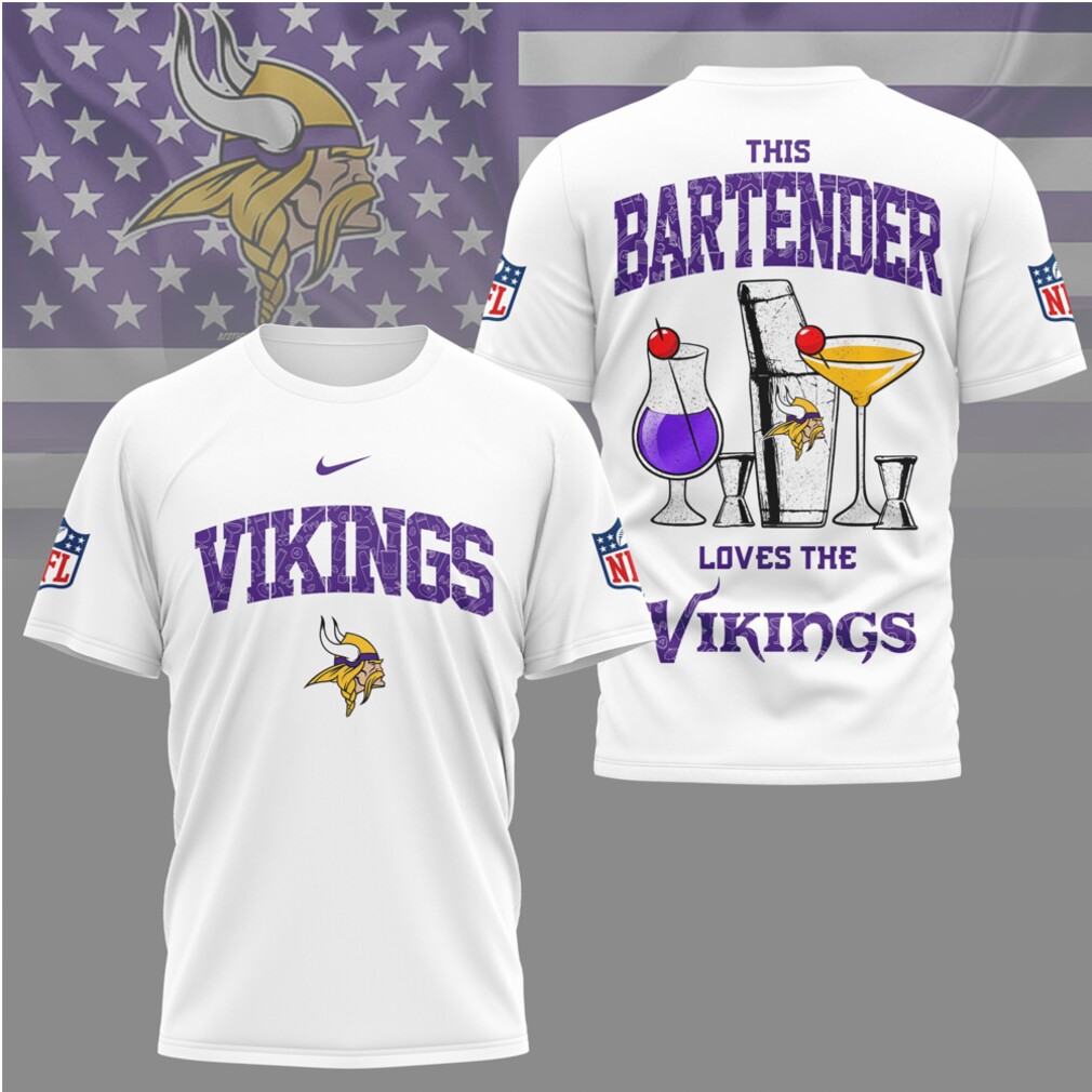 Minnesota Vikings Bartender Vintage Game Day Apparel Purple Pride T Shirt Minnesota Vikings Bartender Vintage Game Day Apparel Purple Pride T Shirt