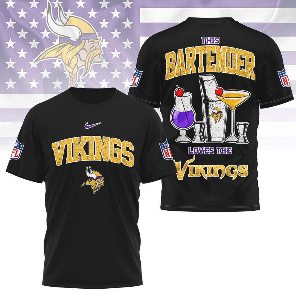 Minnesota Vikings Bartender Vintage Game Day Apparel Purple Pride T Shirt Minnesota Vikings Bartender Vintage Game Day Apparel Purple Pride T Shirt