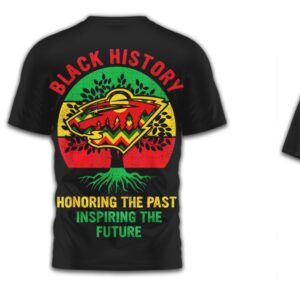 Minnesota Wild Black History Month Honoring The Past Inspiring The Future Tee