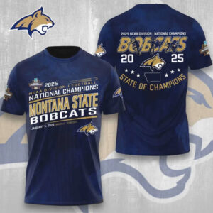 Montana State Bobcats 2025 National Champions Football Blue Gold Alumni Hoodie