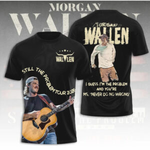 Morgan Wallen Still The Problem Tour 2026 Country Music Fan Graphic Concert Merch Hoodie