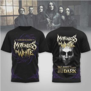 Motionless In White Afraid Of The Dark Tour 2026 Metal Band Graphic Hoodie Motionless In White Afraid Of The Dark Tour 2026 Metal Band Graphic Hoodie
