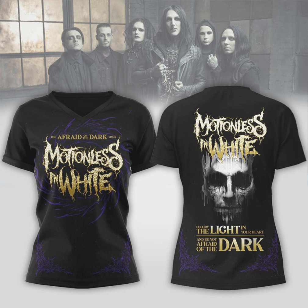 Motionless In White The Afraid Of The Dark Tour 2026 Goth Hoodie Motionless In White The Afraid Of The Dark Tour 2026 Goth Hoodie