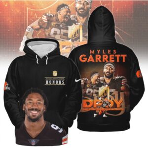 Myles Garrett Cleveland Browns Defensive Player Of The Year NFL Honors Hoodie