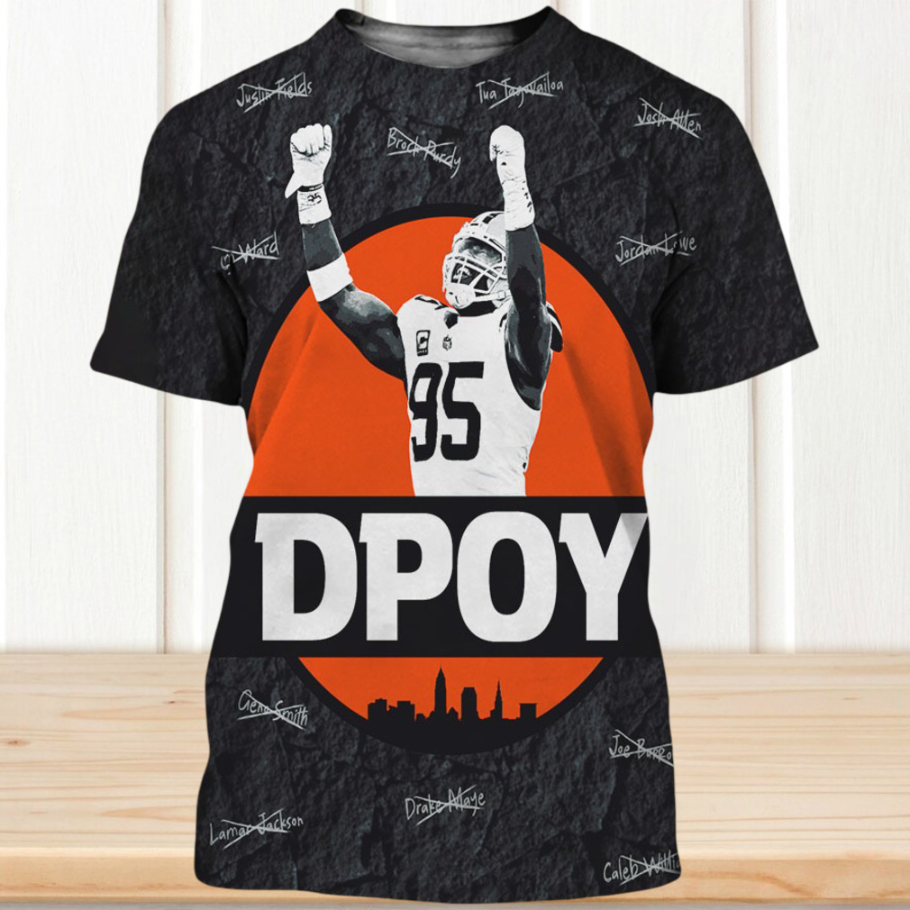 Myles Garrett DPOY Defensive Player Of The Year Signature Style All Over Print Shirt Myles Garrett DPOY Defensive Player Of The Year Signature Style All Over Print Shirt
