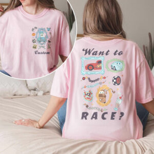 Sally Carrera Want To Race Cars Movie Theme Park Trip Matching Family Custom T Shirt Sally Carrera Want To Race Cars Movie Theme Park Trip Matching Family Custom T Shirt