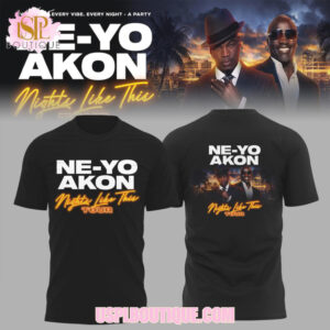 Ne Yo and Akon Nights Like This Tour Vintage 90s Graphic Concert T Shirt Ne Yo and Akon Nights Like This Tour Vintage 90s Graphic Concert T Shirt