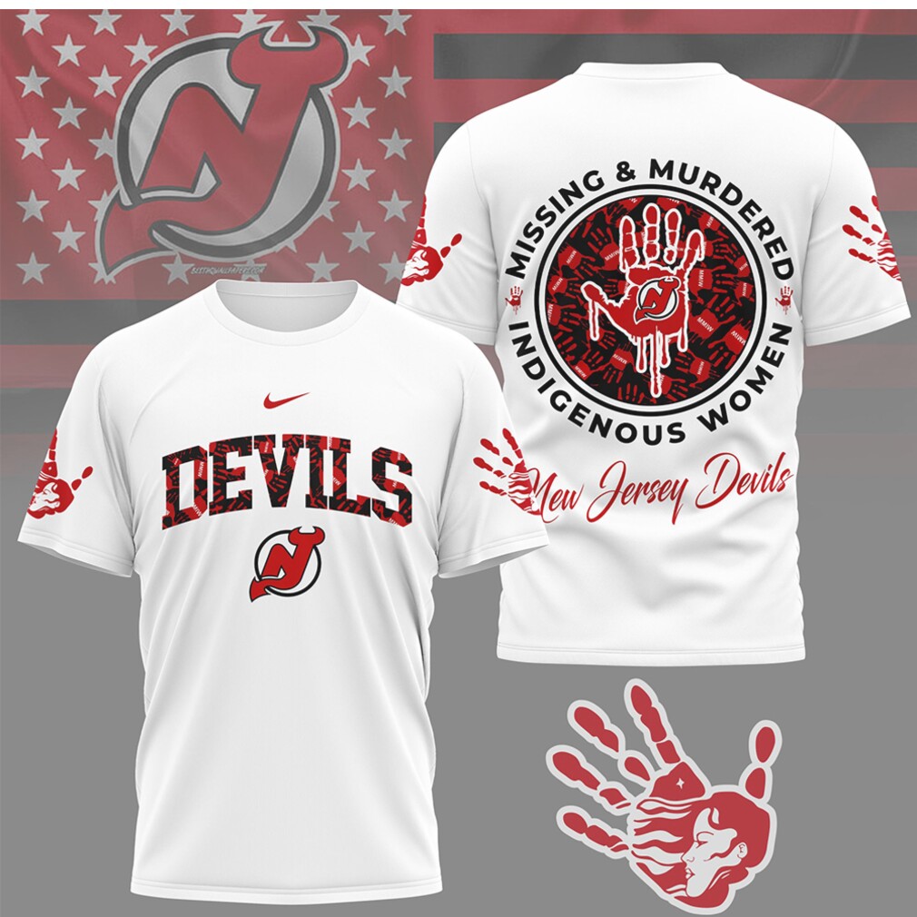 New Devils MMIW Awareness Hockey Indigenous Women Support Shirt New Devils MMIW Awareness Hockey Indigenous Women Support Shirt
