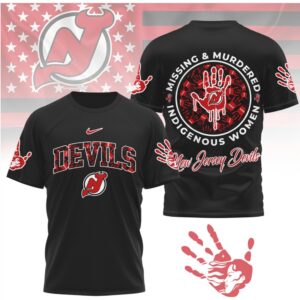 New Devils MMIW Awareness Hockey Indigenous Women Support Shirt