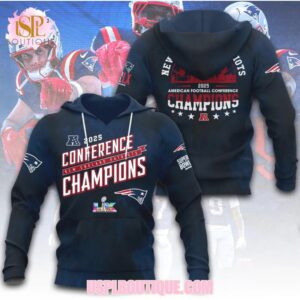 New England Patriots 2025 American Football Conference Champions Super Bowl LIX Bound Shirt