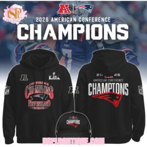 New England Patriots 2026 American Conference Champions Super Bowl LIX Bound Graphic Shirt