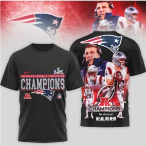 New England Patriots AFC Champions Super Bowl Bound Roster Players T Shirt New England Patriots AFC Champions Super Bowl Bound Roster Players T Shirt