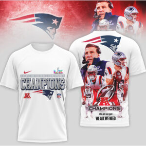 New England Patriots AFC Champions Super Bowl Bound Roster Players T Shirt