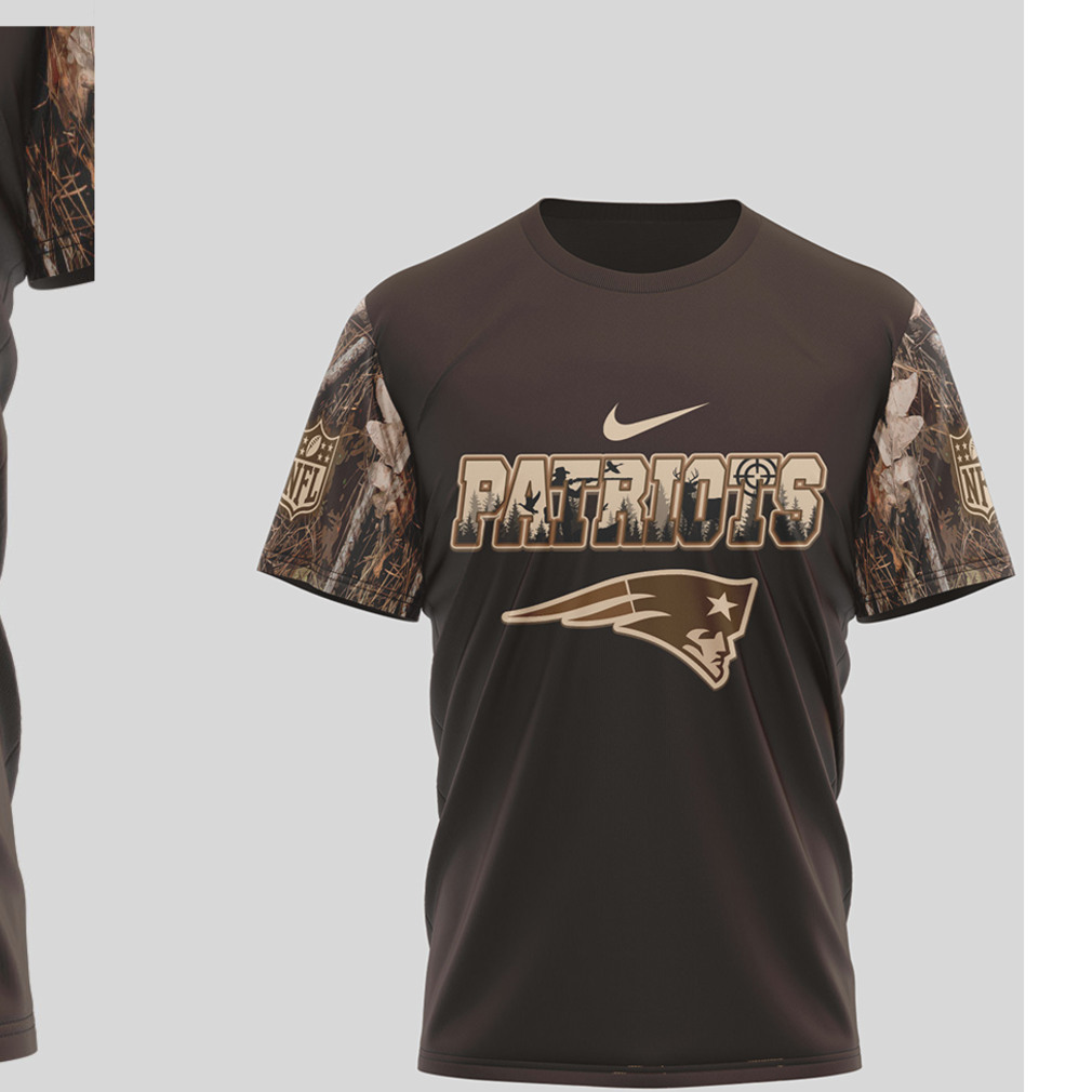 New England Patriots Deer Hunting Camo Print Outdoor Sportsman Graphic Football Fan T Shirt New England Patriots Deer Hunting Camo Print Outdoor Sportsman Graphic Football Fan T Shirt