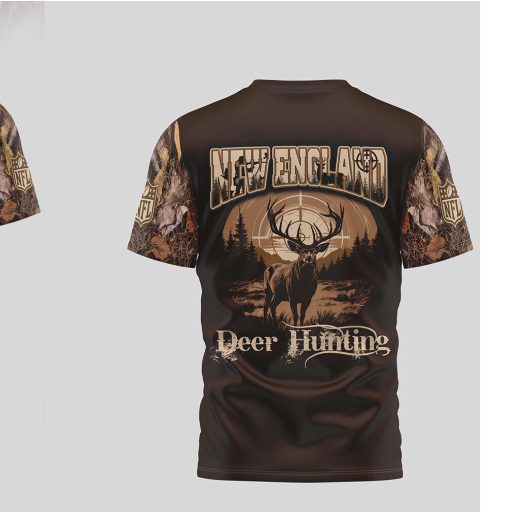 New England Patriots Deer Hunting Camo Print Outdoor Sportsman Graphic Football Fan T Shirt New England Patriots Deer Hunting Camo Print Outdoor Sportsman Graphic Football Fan T Shirt