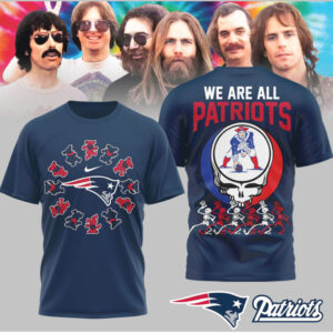 New England Patriots Grateful Dead Steal Your Face Vintage Rock Football Fan Shirt