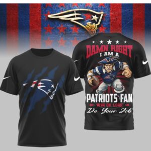 New England Patriots Pat Patriot Mascot Damn Right Fan Game Day Graphic Shirt New England Patriots Pat Patriot Mascot Damn Right Fan Game Day Graphic Shirt